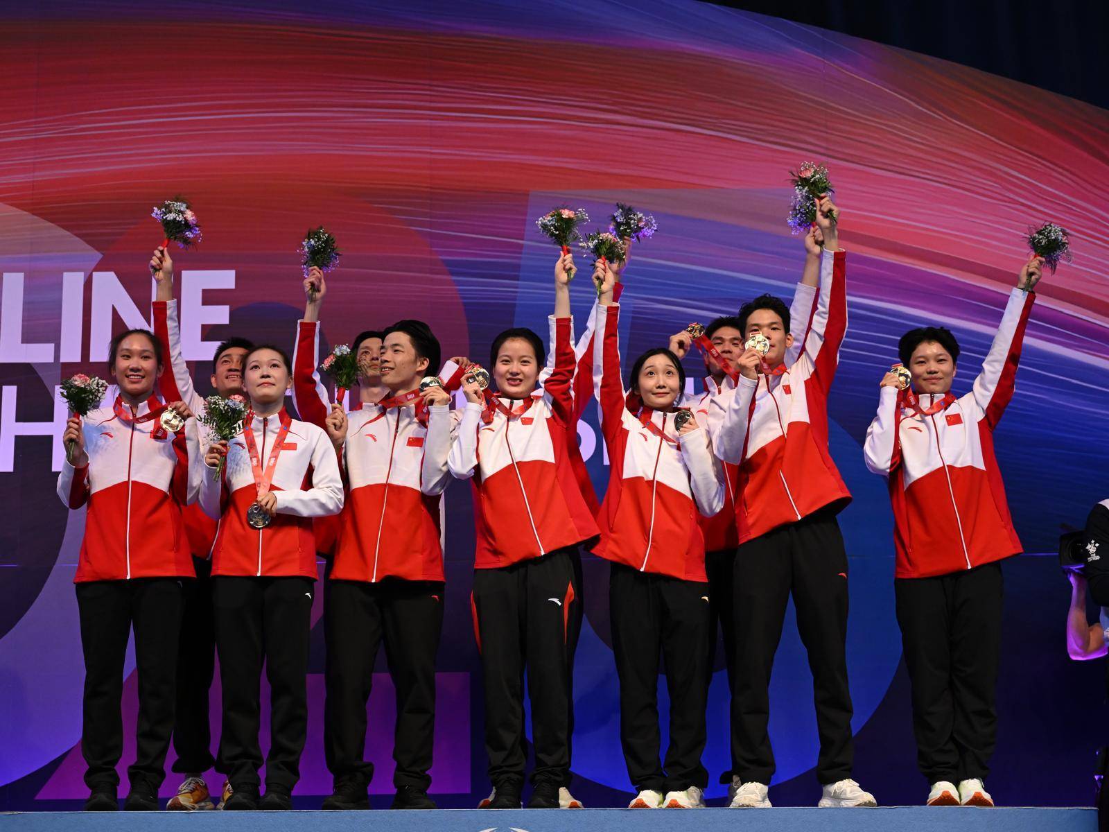 （体育）蹦床——世锦赛：收官日中国队收获三金